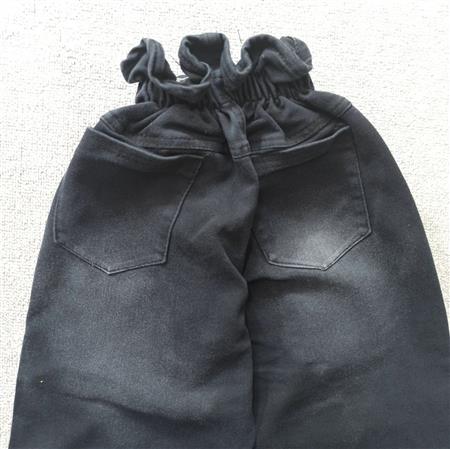 شلوار ذغالی سه دکمه جیب پاکتی تکسایز