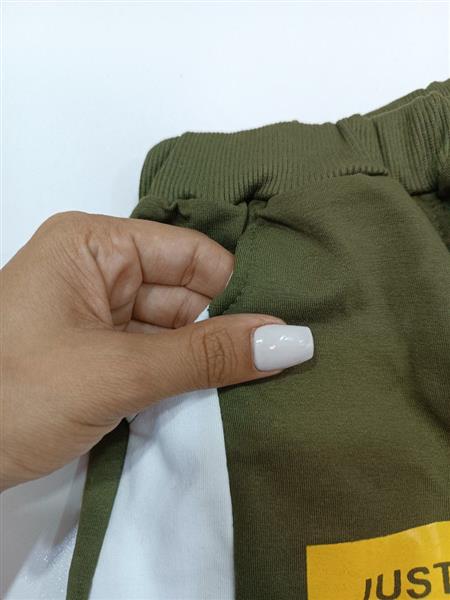 هودی شلوار آستین سه رنگ