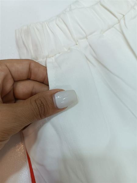 تاپ شلوارک گل داوودی