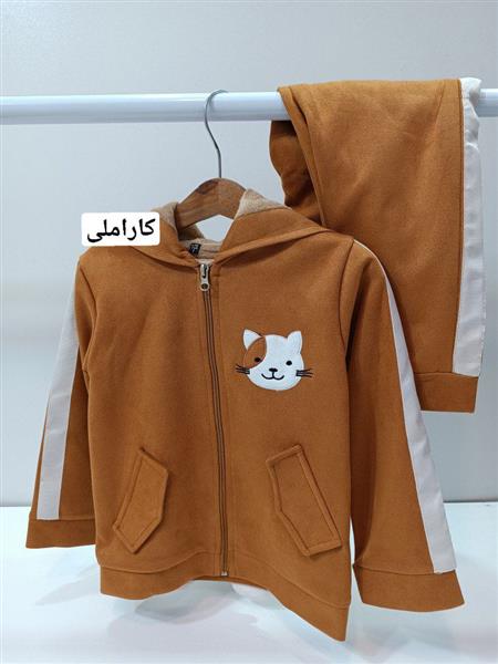سویشرت شلوار نواری گربه