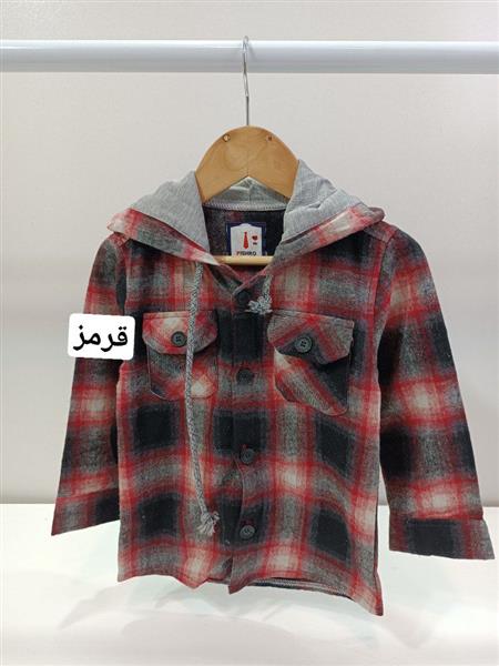 پیراهن کلاهدار چهارخونه