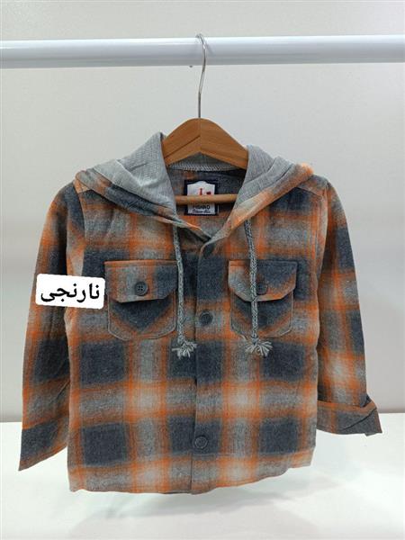 پیراهن کلاهدار چهارخونه