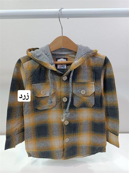 پیراهن کلاهدار چهارخونه