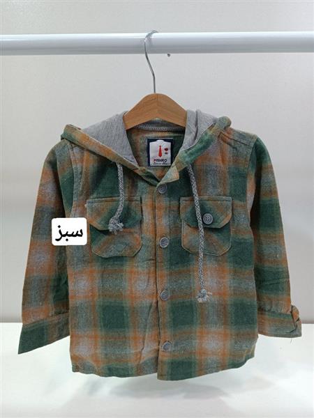 پیراهن کلاهدار چهارخونه