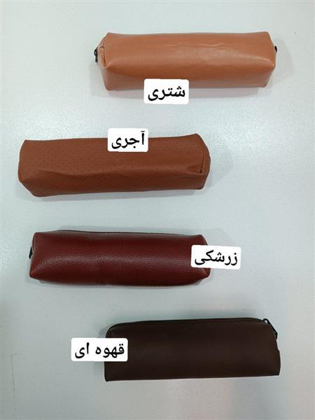 جامدادی تک زیپ چرم