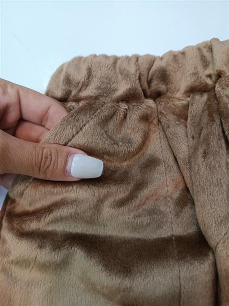 بلوز شلوار مخمل خرگوش خالخالی