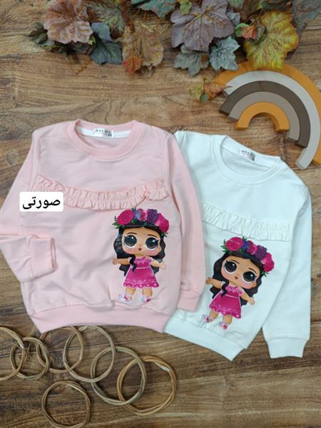 بلوز دختر گل قرمز چیندار