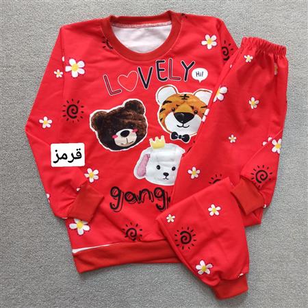 بلوز شلوار حیوانات lovely تکسایز