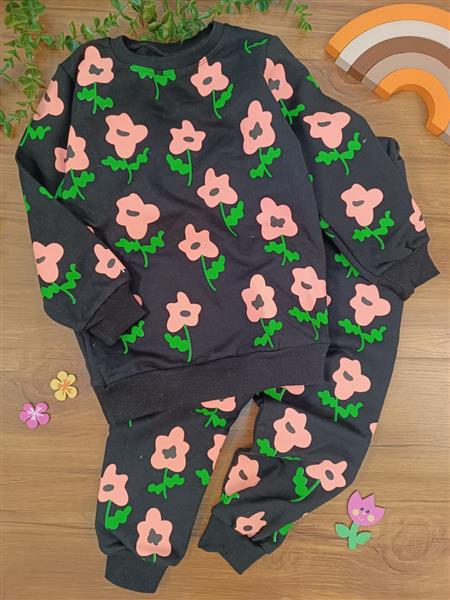 بلوز شلوار pink flowers