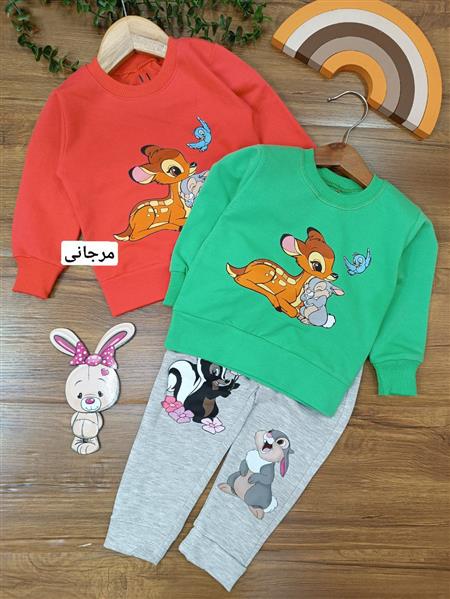 بلوز شلوار بامبی و خرگوش