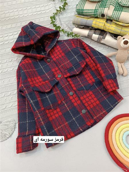 هودی پشمی چهارخونه