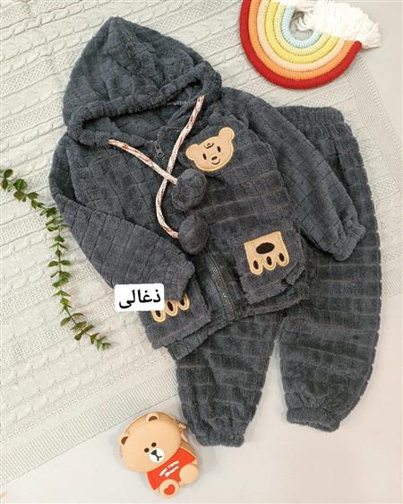 سویشرت شلوار تدی پشمالو ۲
