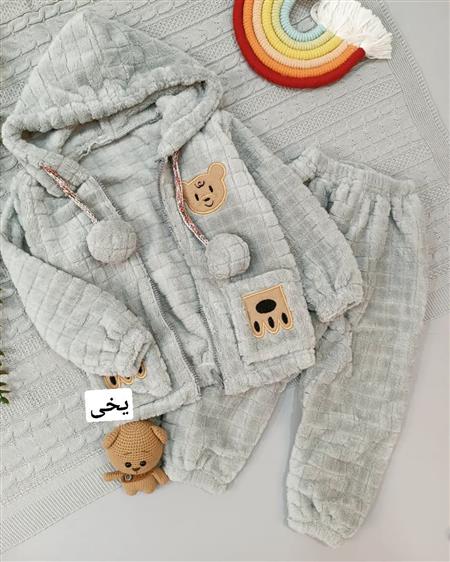 سویشرت شلوار تدی پشمالو ۲