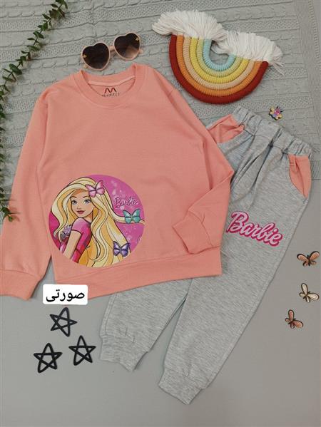 بلوز شلوار باربی و پروانه های رنگی