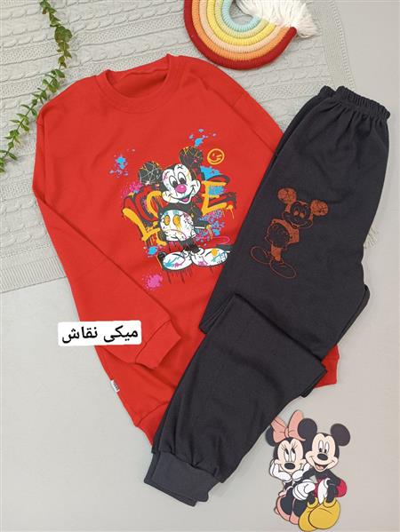 بلوز شلوار میکی و تدی ورزشکار