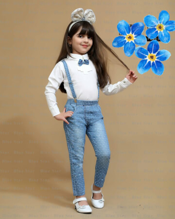 شومیز و شلوار و ساسبند و پاپیون