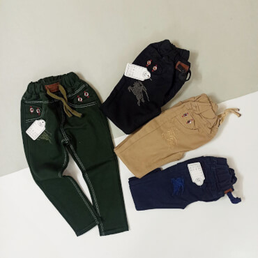 شلوار کتان طرح اسب