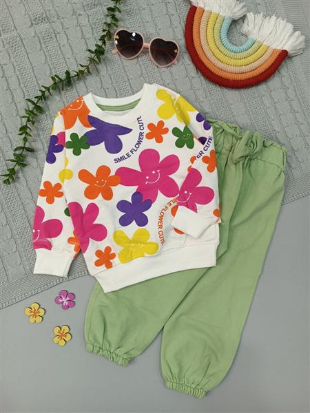 بلوز شلوار smile flower