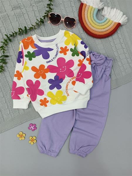 بلوز شلوار smile flower