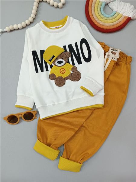 بلوز شلوار تدی پشمالو کلاه کج