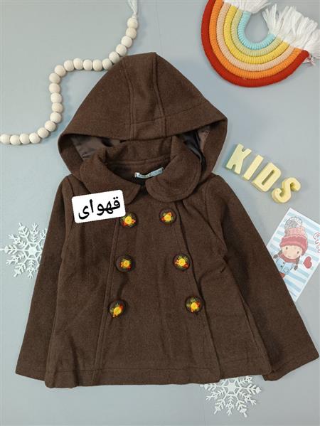 پالتو استرکش دکمه گلی